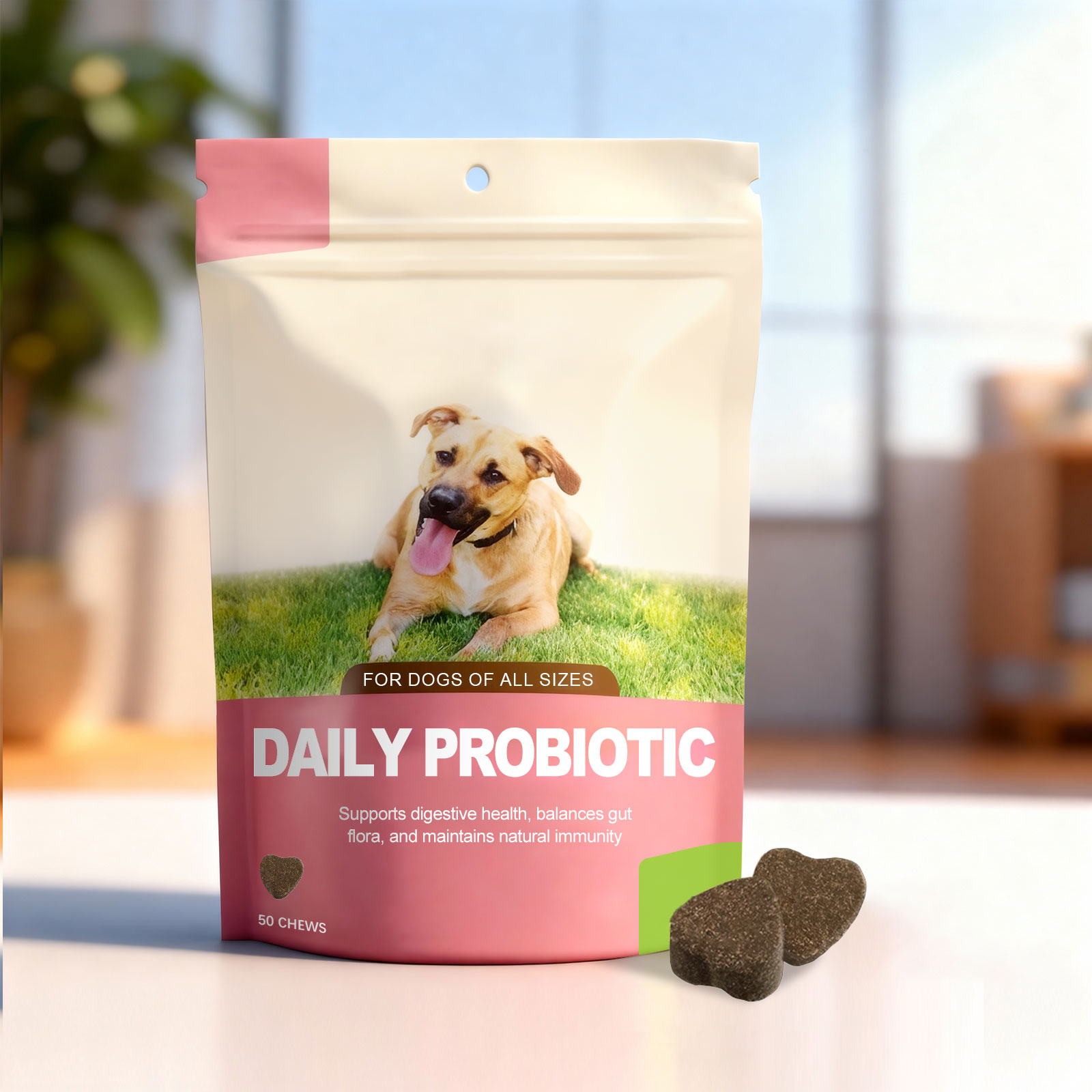 Daily Probiotic Soft Granules For Dogs Support Intestinal Balance Easy Feeding Mild Care Boost Vitality Regular Canine Gut Maintenance