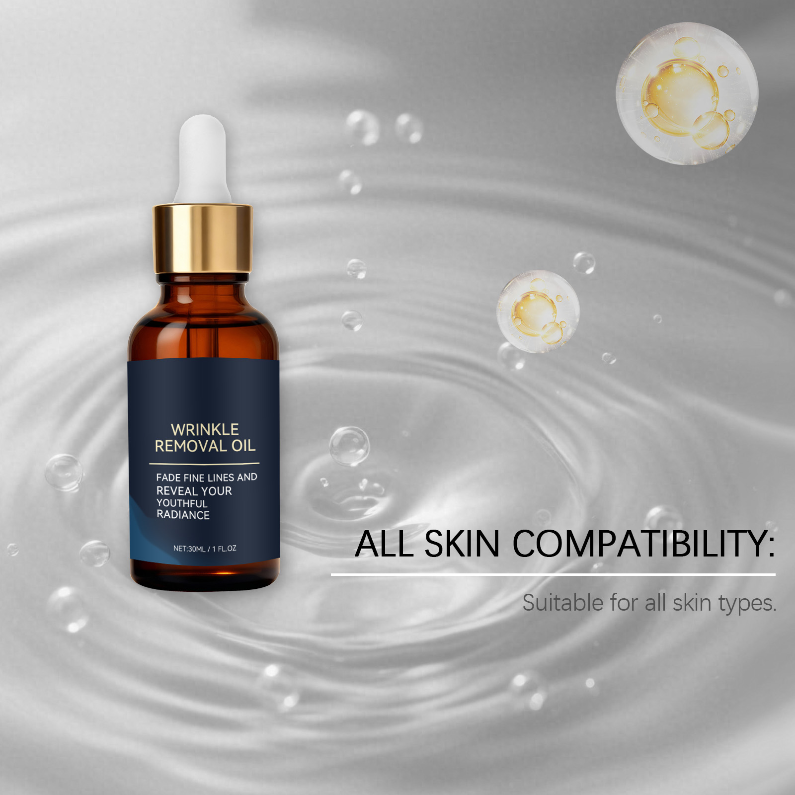 Eye Treatment Essence Oil Gentle Protection Deep Hydrate Moisturize Nourish Plump Smooth Brighten Periorbital Skin