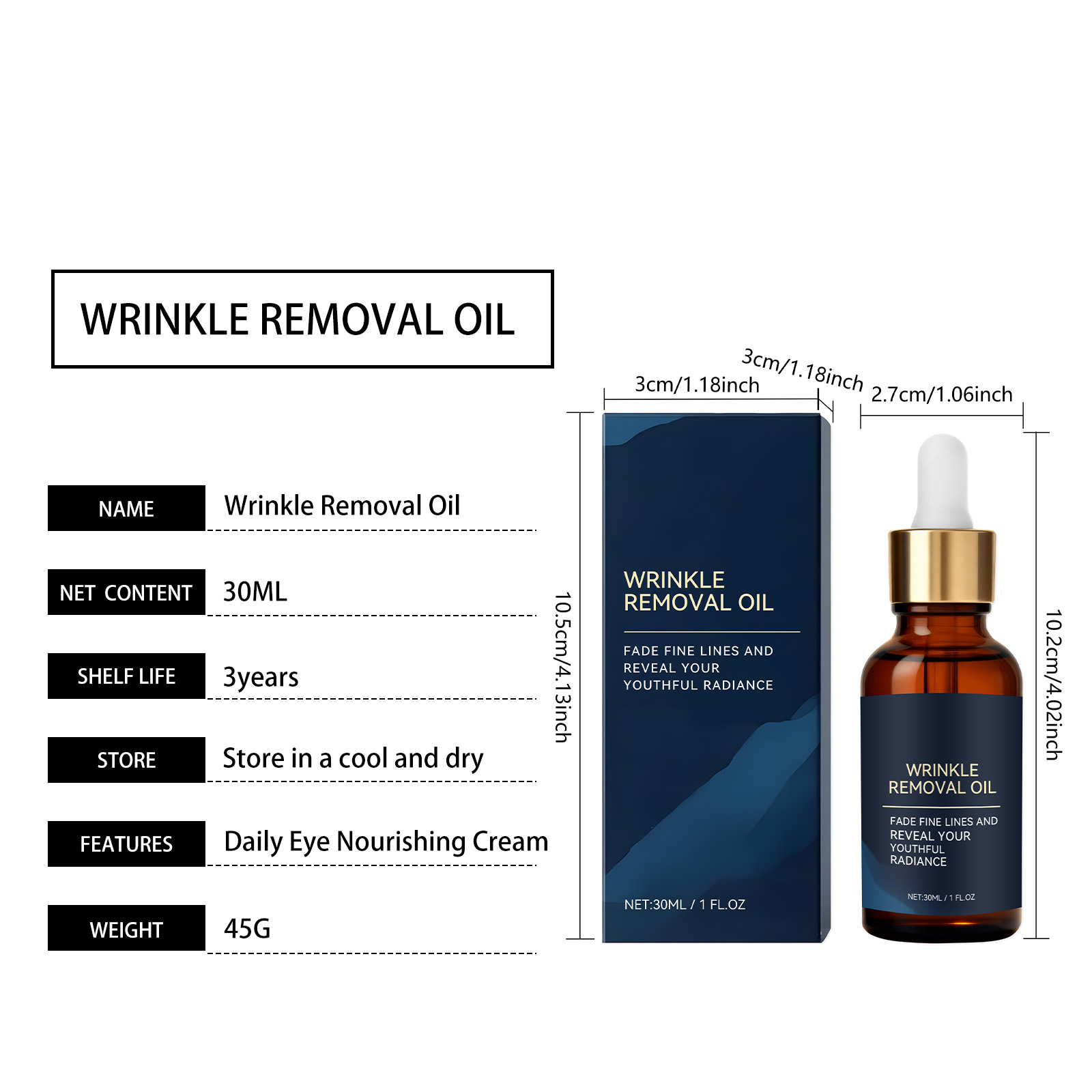 Eye Treatment Essence Oil Gentle Protection Deep Hydrate Moisturize Nourish Plump Smooth Brighten Periorbital Skin