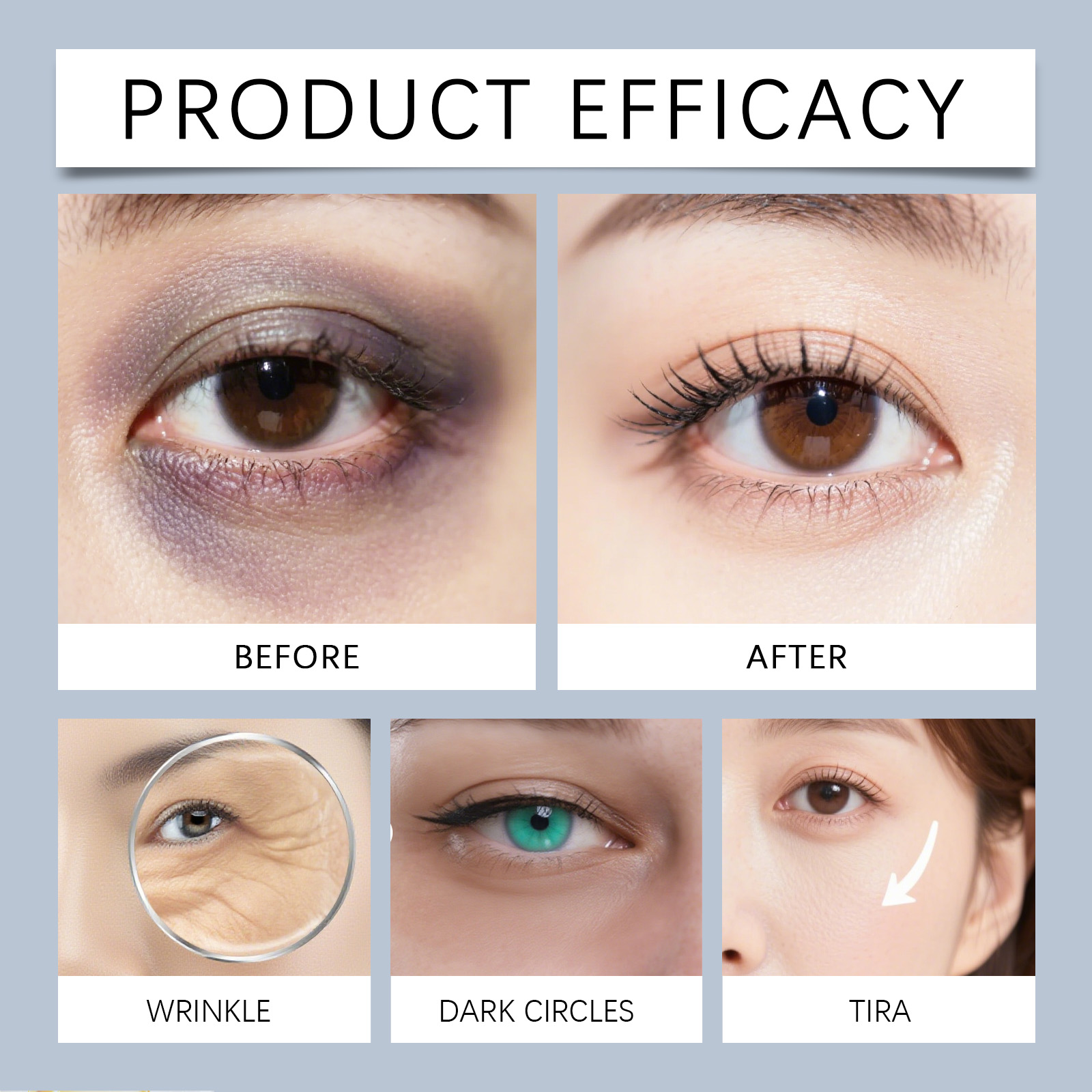 Eye Treatment Essence Oil Gentle Protection Deep Hydrate Moisturize Nourish Plump Smooth Brighten Periorbital Skin