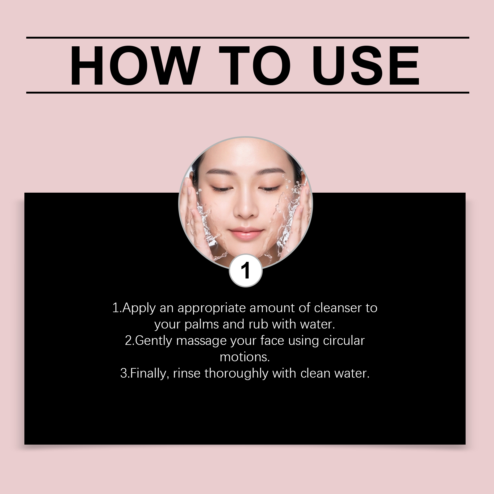 Mild Foam Cleanser Soft Dense Bubbles Light Texture Moisturizing Clean Facial Skin Deeply Gentle Comfortable Daily Care