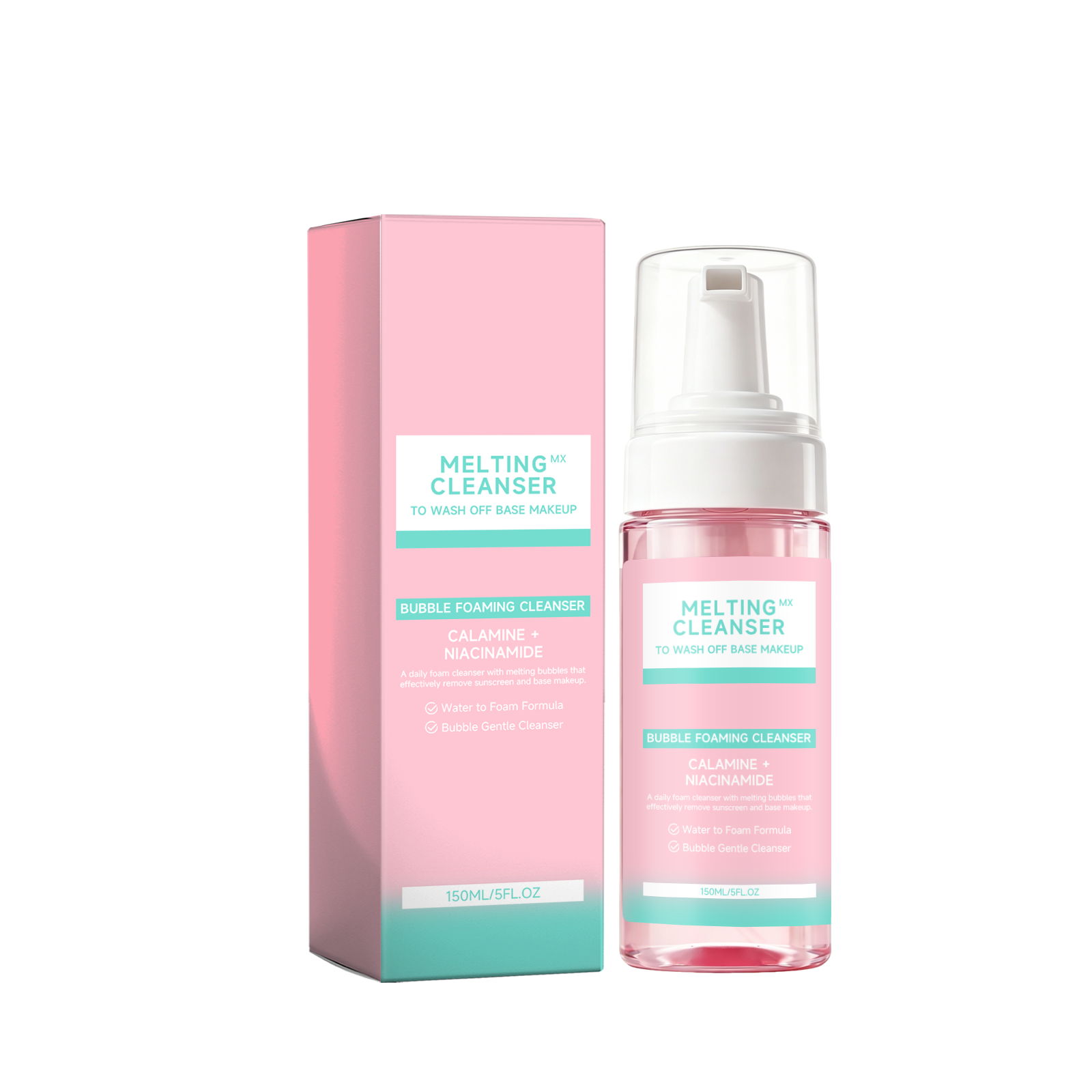 Mild Foam Cleanser Soft Dense Bubbles Light Texture Moisturizing Clean Facial Skin Deeply Gentle Comfortable Daily Care
