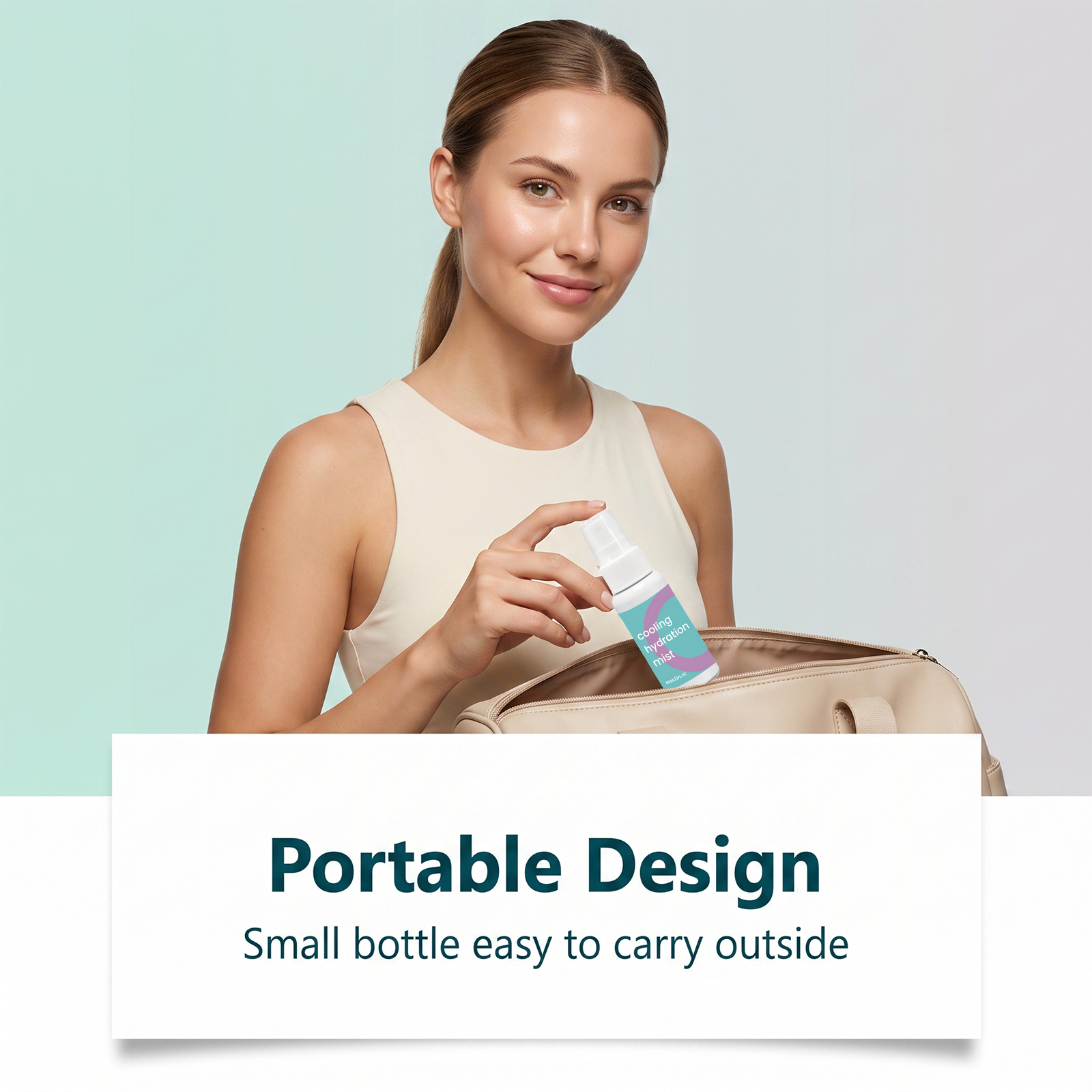 Cool Moisturizing Spray Refreshing Non Sticky Summer Portable Face Body Outdoor Sport Carry Along
