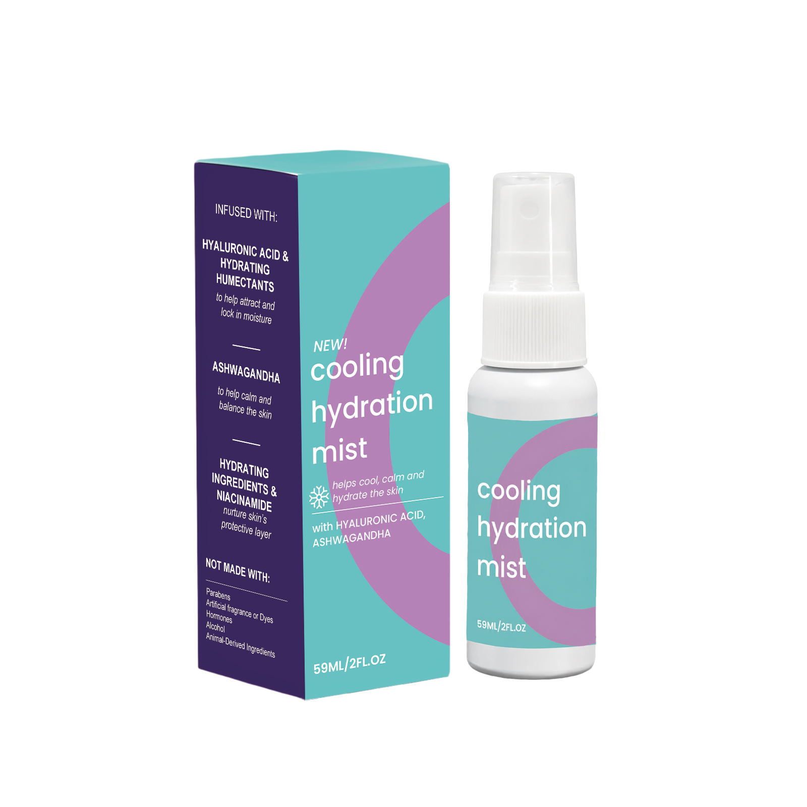 Cool Moisturizing Spray Refreshing Non Sticky Summer Portable Face Body Outdoor Sport Carry Along