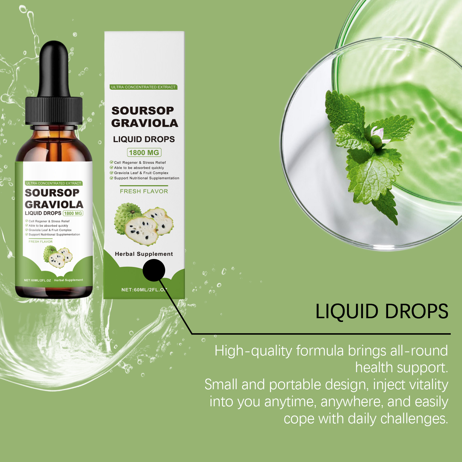 Body Care Drops Mild Nourishing Health Gentle Daily Skin Body Protect Maintain Treatment Care