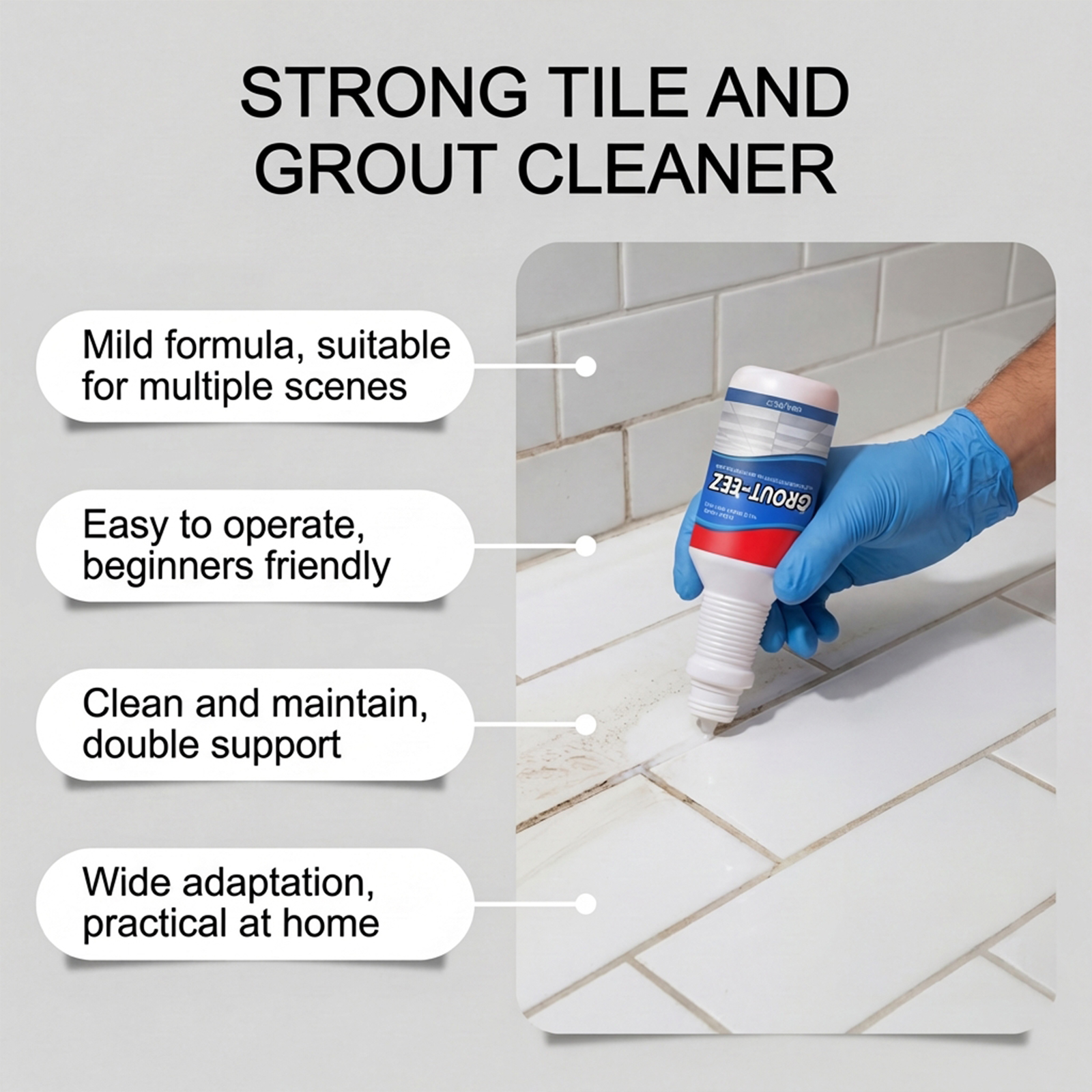 Ceramic Tile Grout Cleaner Household Decontamination Purify Grouting Clean Wall Ceramic Surface Stain Dirt