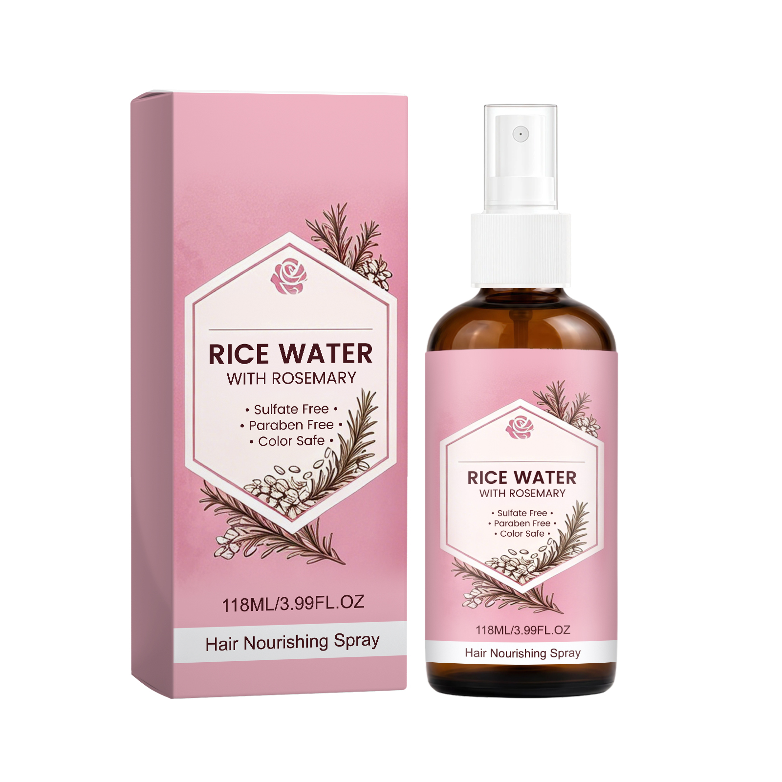 Hair Care Spray Mild Nourish Plump Natural Shiny Smooth Hair Strand Daily Hair Protect