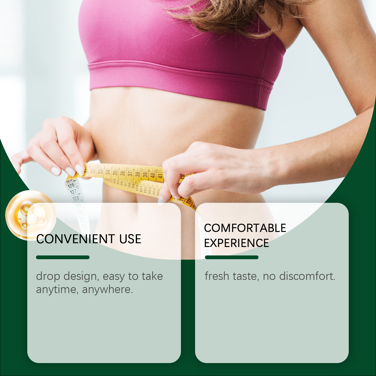 Body Care Drops Daily Mild Nourish Light Texture Shape Graceful Figure Whole Skin Care