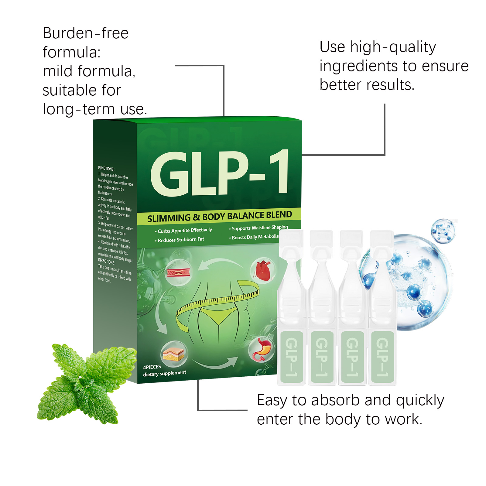 Body Care Drops Daily Mild Nourish Light Texture Shape Graceful Figure Whole Skin Care