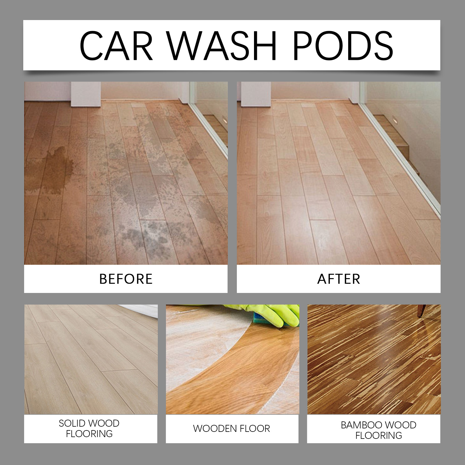 Floor Cleaner Deep Cleans Brightens Polishes Daily Care Mop Hard Wood Floors Tiles