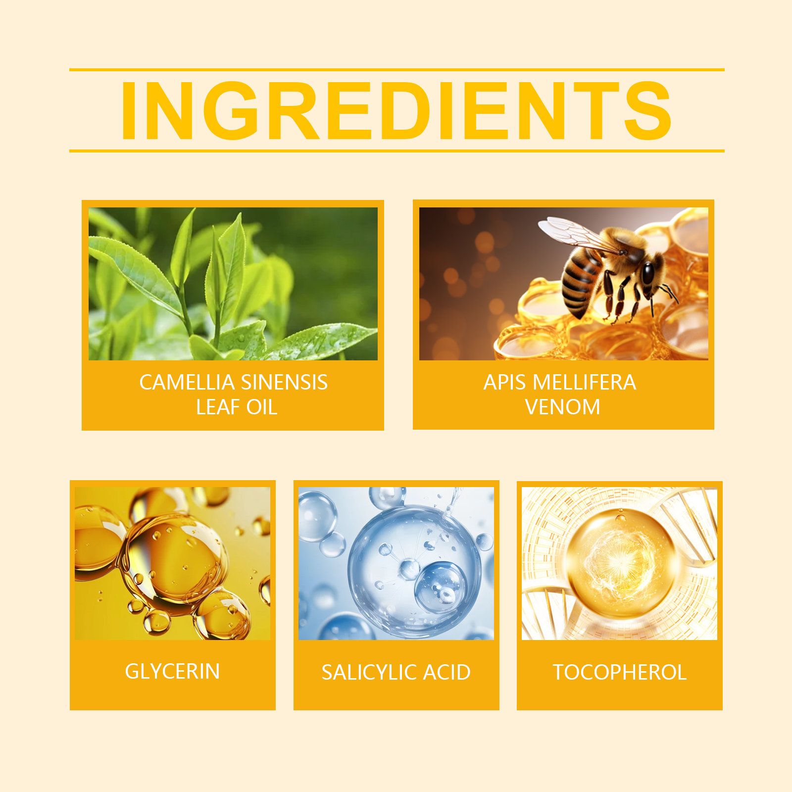 Bee Venum Skin Care Cream Mild Herbal Formula Soft Smooth Skin Daily Clearing Wart Removing Lotion Cream