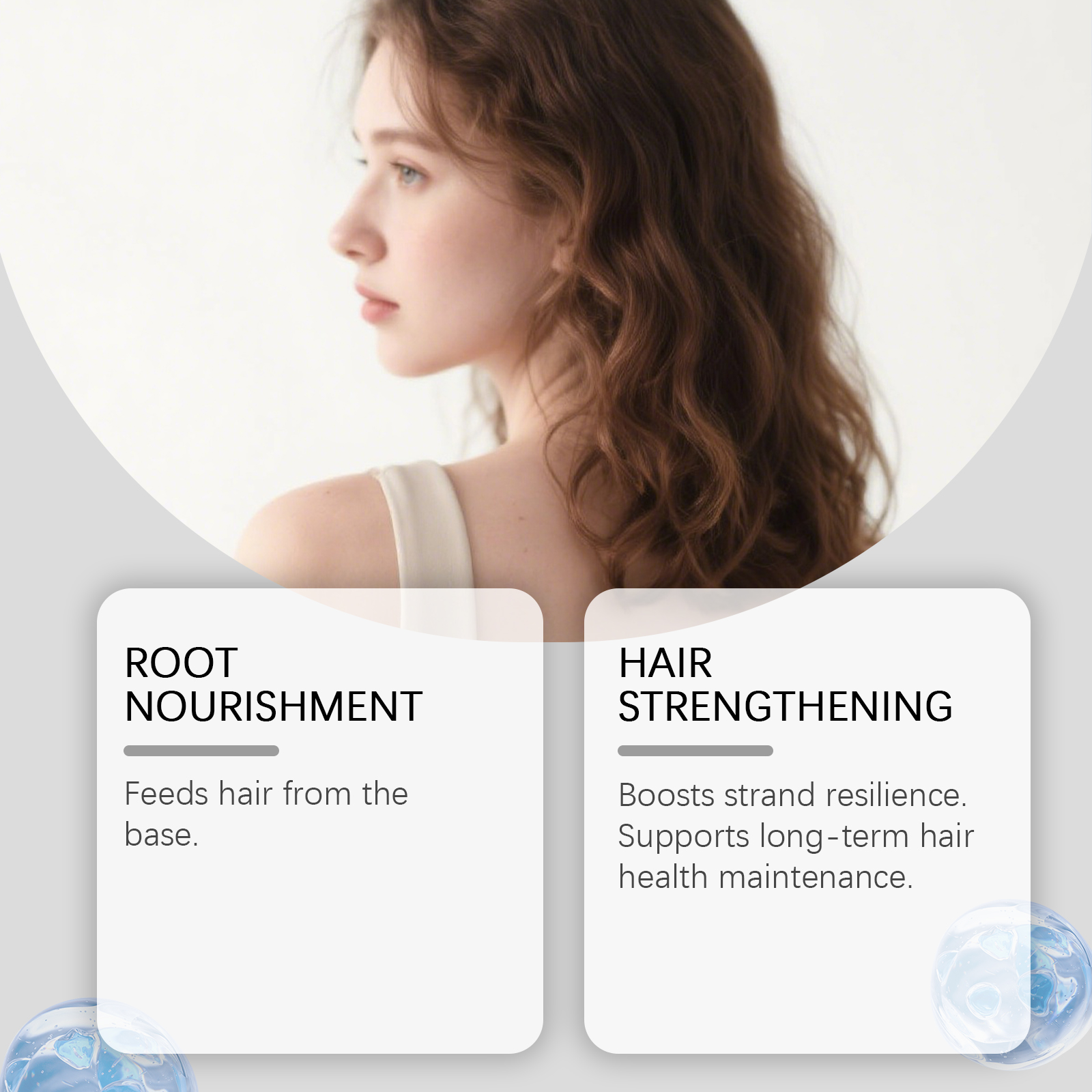 Hair Care Spray Moisturizing Mild Scalp Care Light Silky Hair Gloss Top Spray Massage