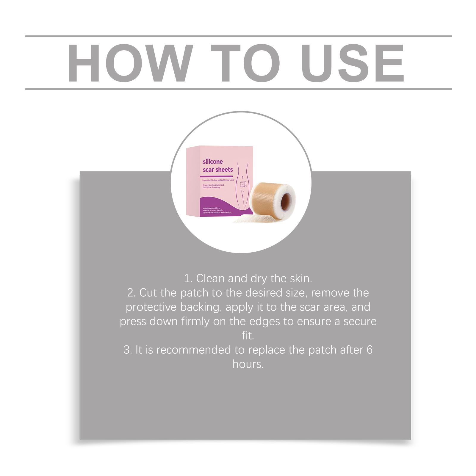 Silicone Skin Care Patch Breathable Skin Friendly Smooth Comfortable Body Skin Delicate Care Skin Patch