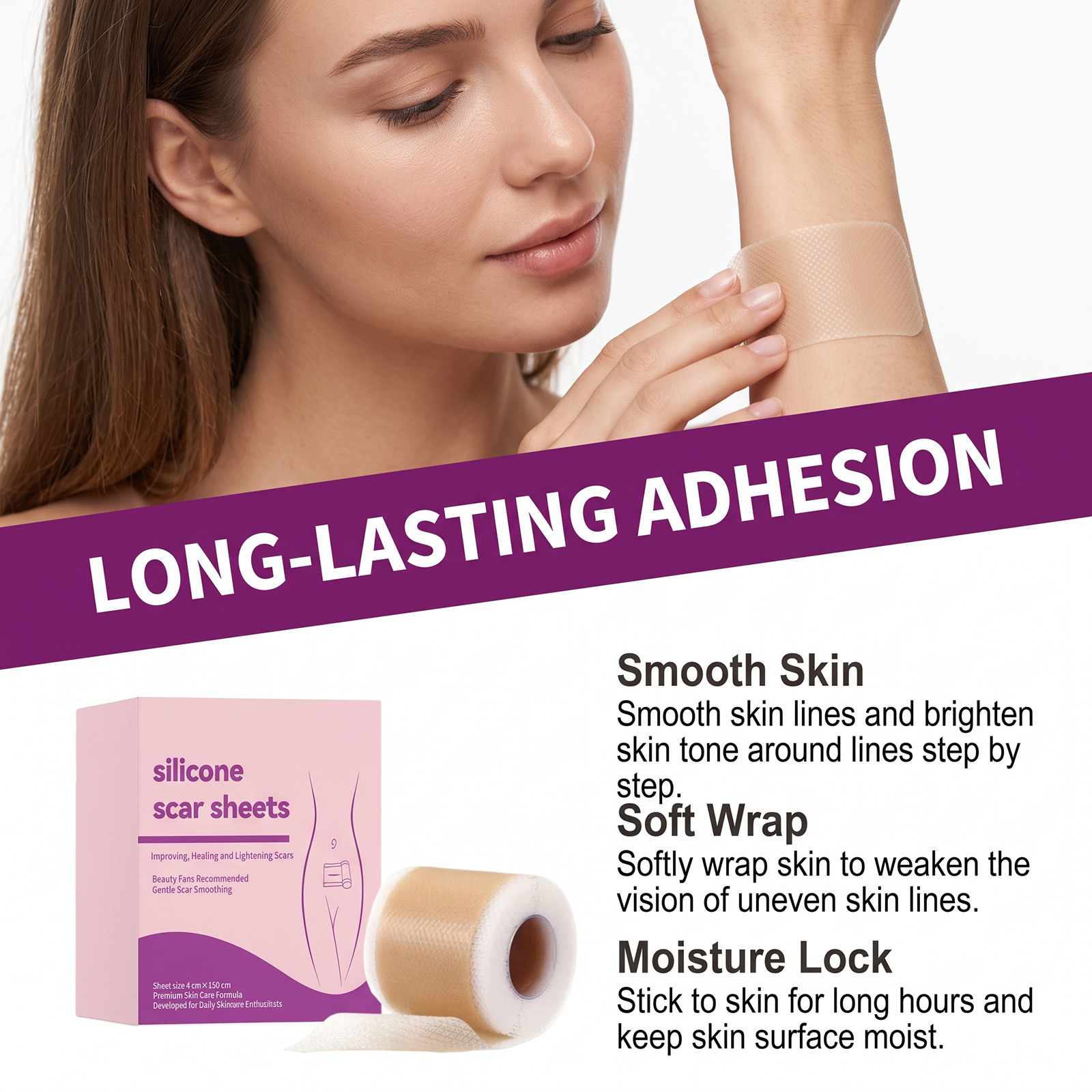 Silicone Skin Care Patch Breathable Skin Friendly Smooth Comfortable Body Skin Delicate Care Skin Patch