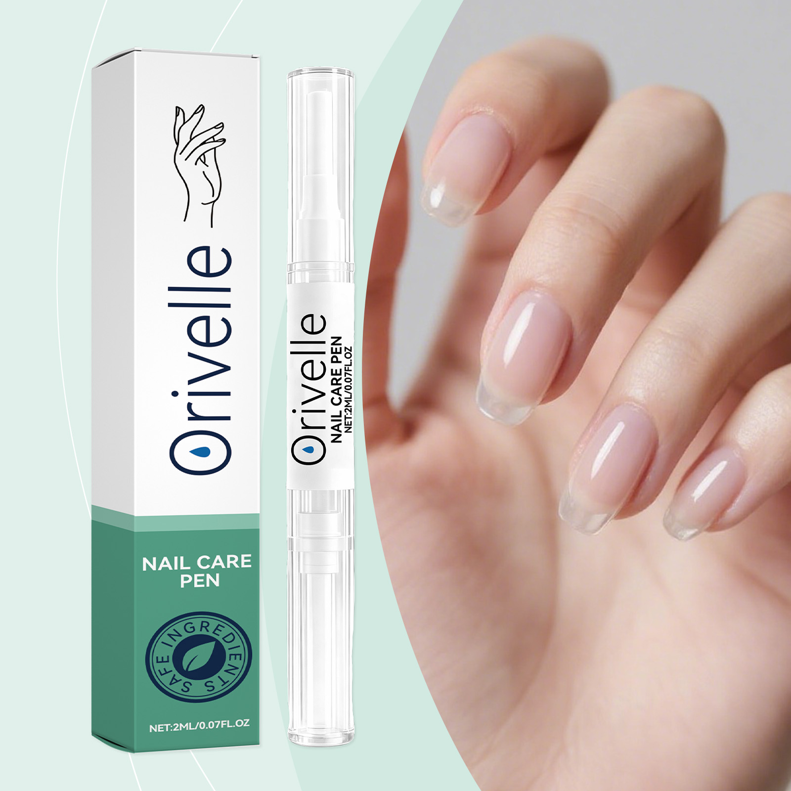 Nail Nourishing Oil Pen Repair Smooth Moisturizing Gentle Formula Nourish Hydrate Daily Hand Foot Nail Care