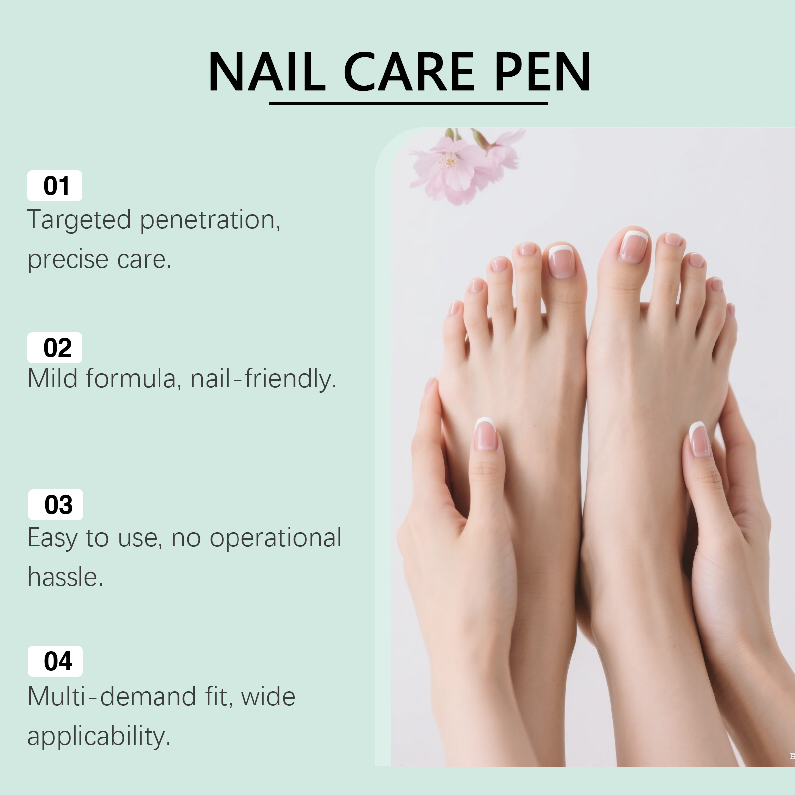 Nail Nourishing Oil Pen Repair Smooth Moisturizing Gentle Formula Nourish Hydrate Daily Hand Foot Nail Care