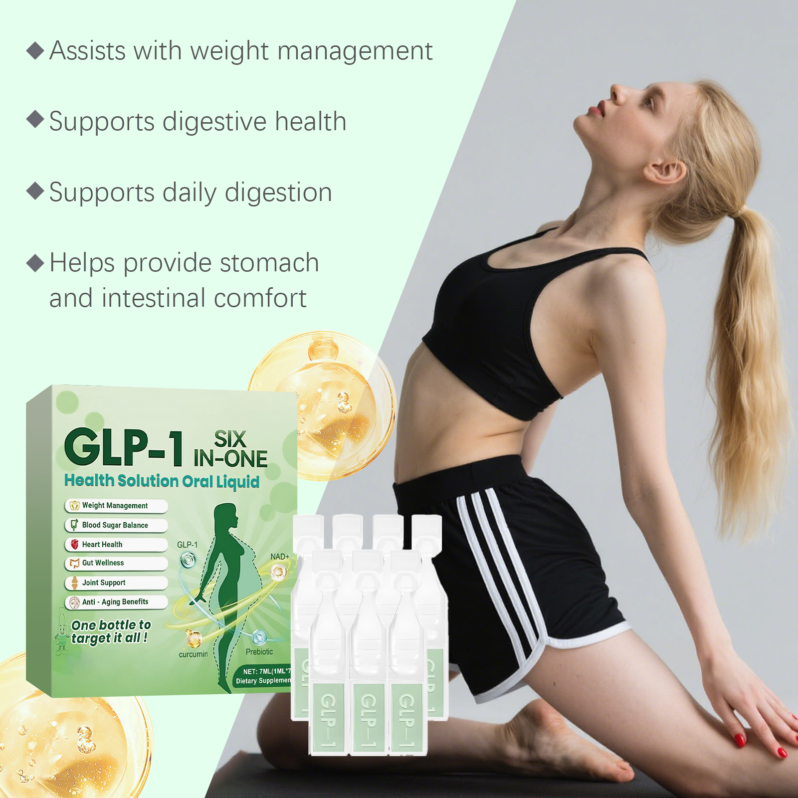 Body Care Drops Daily Boost Body Vitality Gentle Nourish Support Slim Figure Supplement