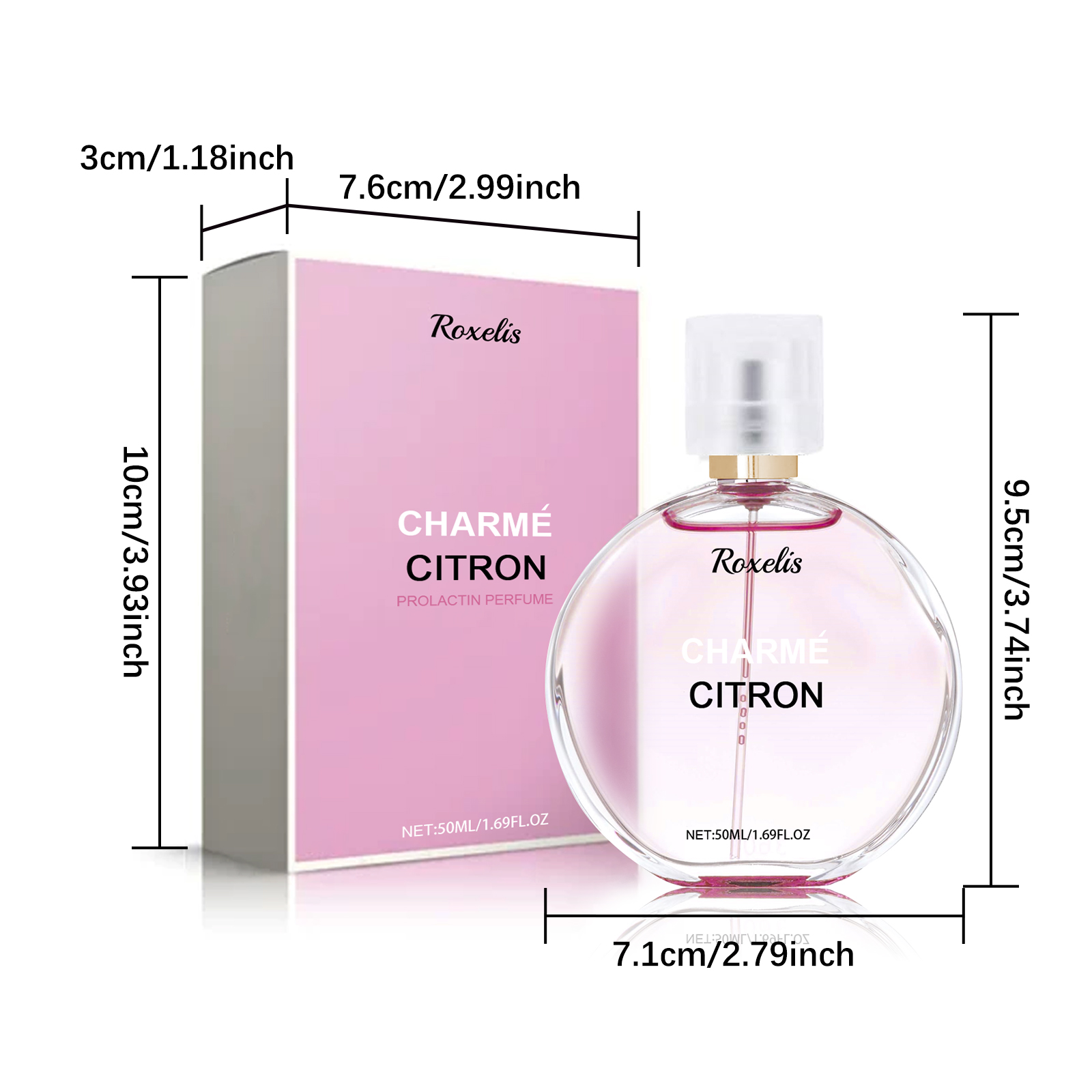 Ladies Charm Perfume Fresh Light Fragrance Long Lasting Mild Gentle Elegant Women Dating Niche Perfume