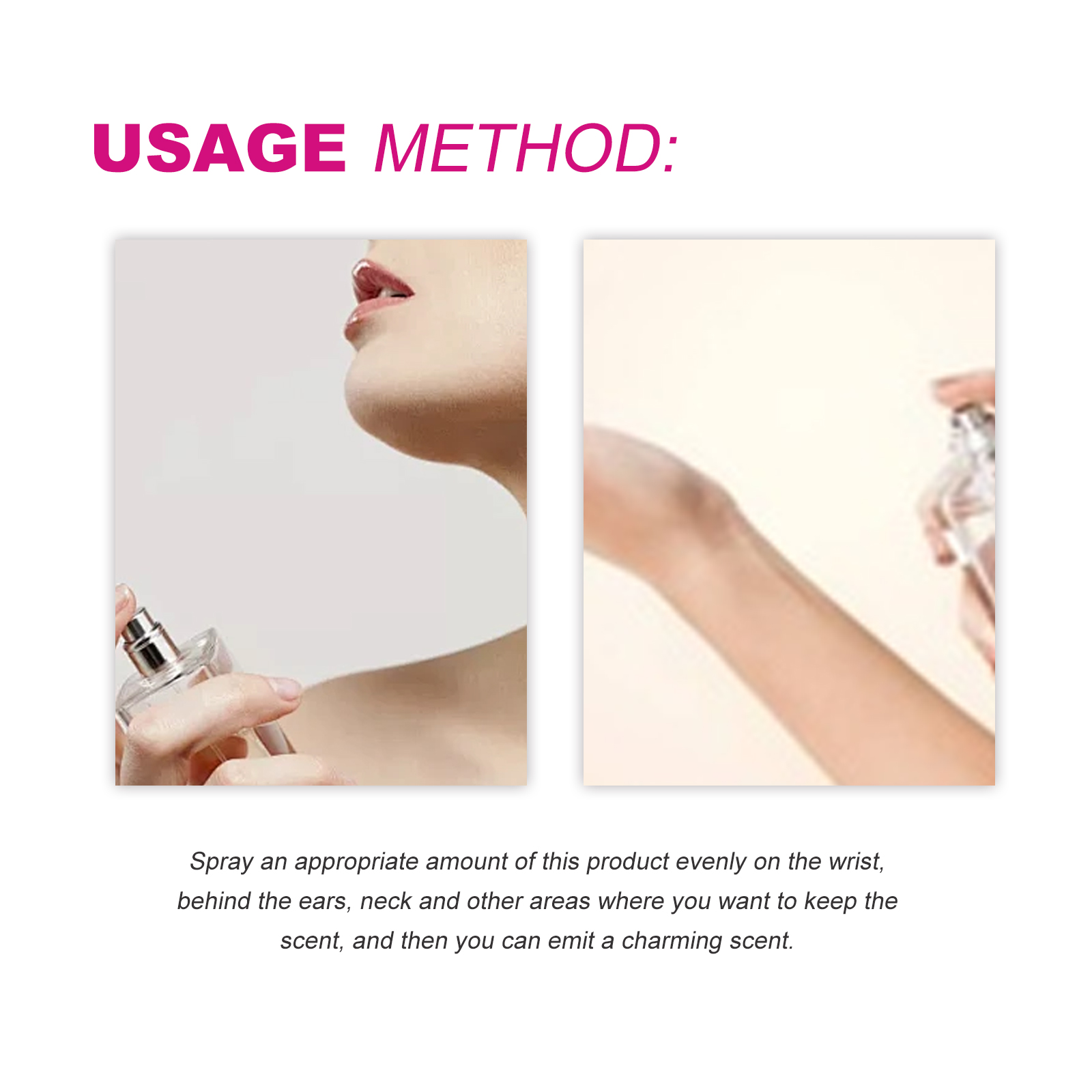 Ladies Charm Perfume Fresh Light Fragrance Long Lasting Mild Gentle Elegant Women Dating Niche Perfume