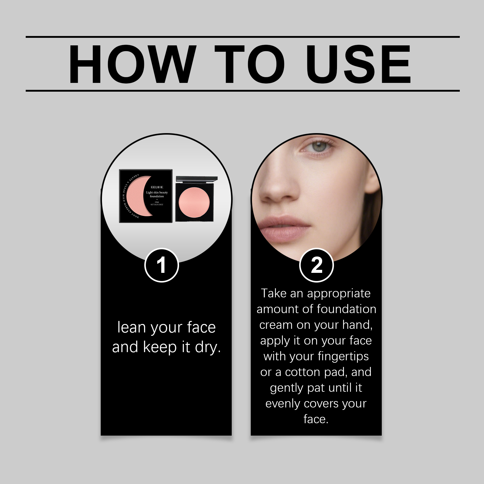Pink Hydrating Concealer Foundation Cream Lightweight Moisturizing Brightening For Oily And Dry Skin