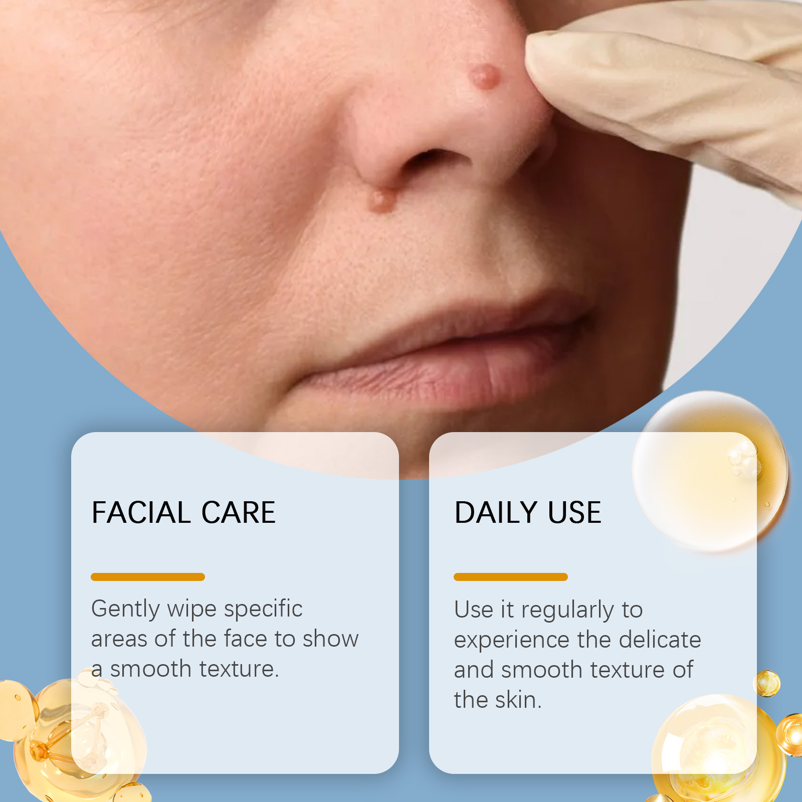 Facial Care Ointment Mild Formula Nourishes Skin Clears Warts External Use Protects Facial Skin Cream