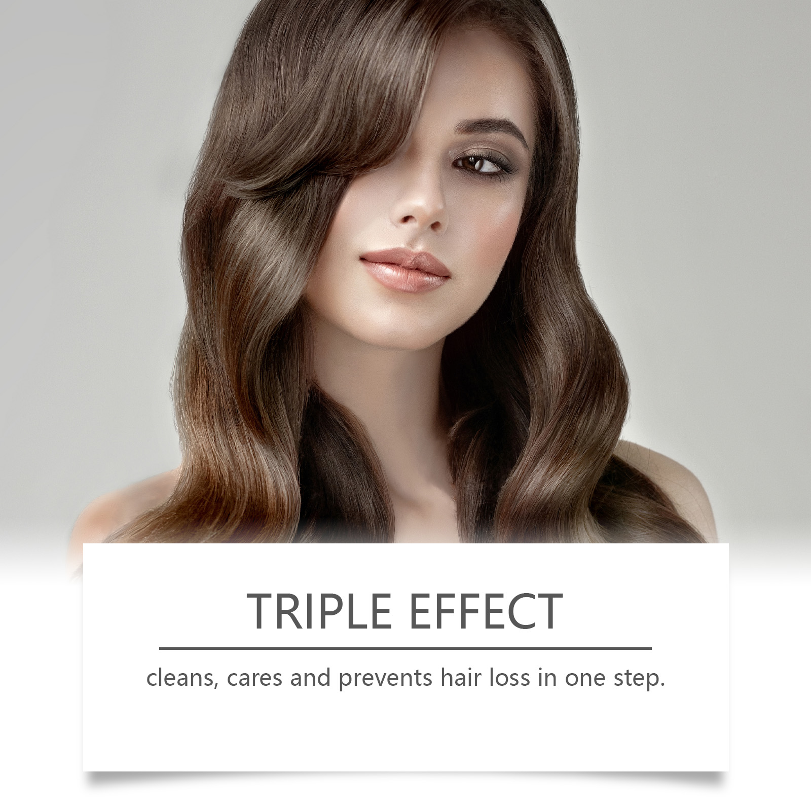 Three In One Nourishing Hair Shampoo Cleanses Nourishes Scalp Moisturizes Hair Softens Strands