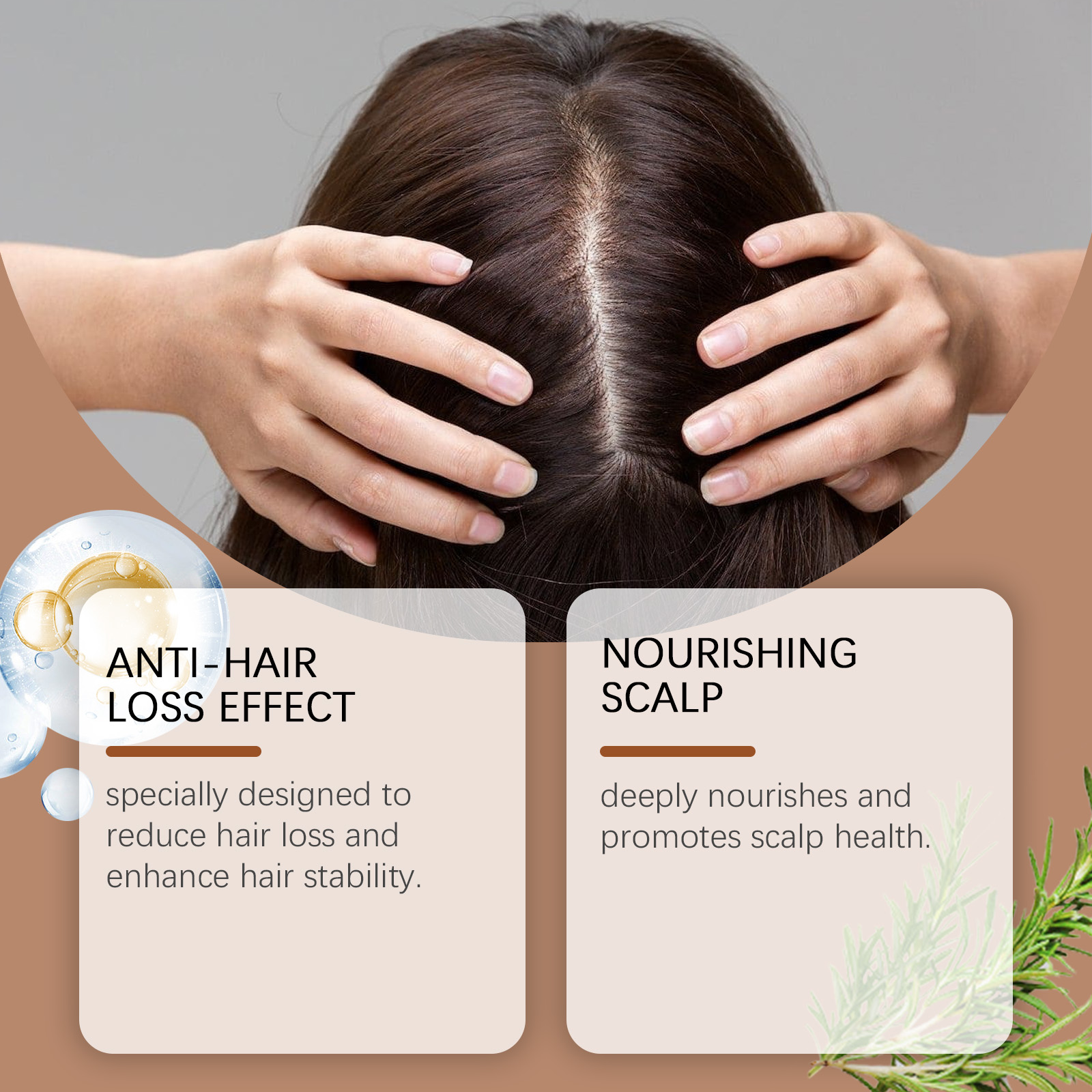 Three In One Nourishing Hair Shampoo Cleanses Nourishes Scalp Moisturizes Hair Softens Strands