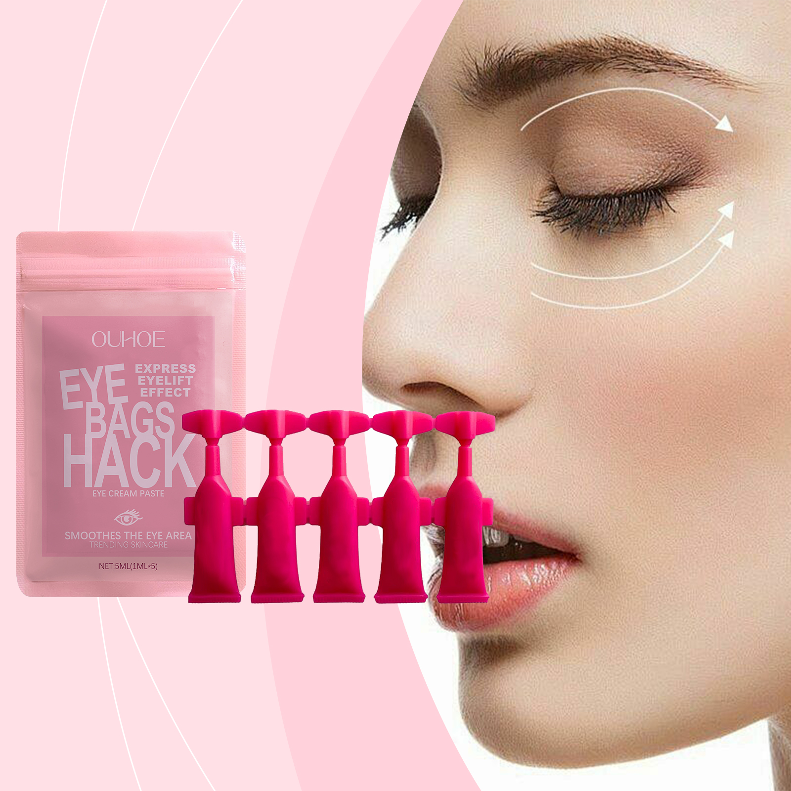 Moisturizing Eye Cream Nourishes Tightens Skin Around Eyes Reduces Fine Lines Softens Eye Muscles