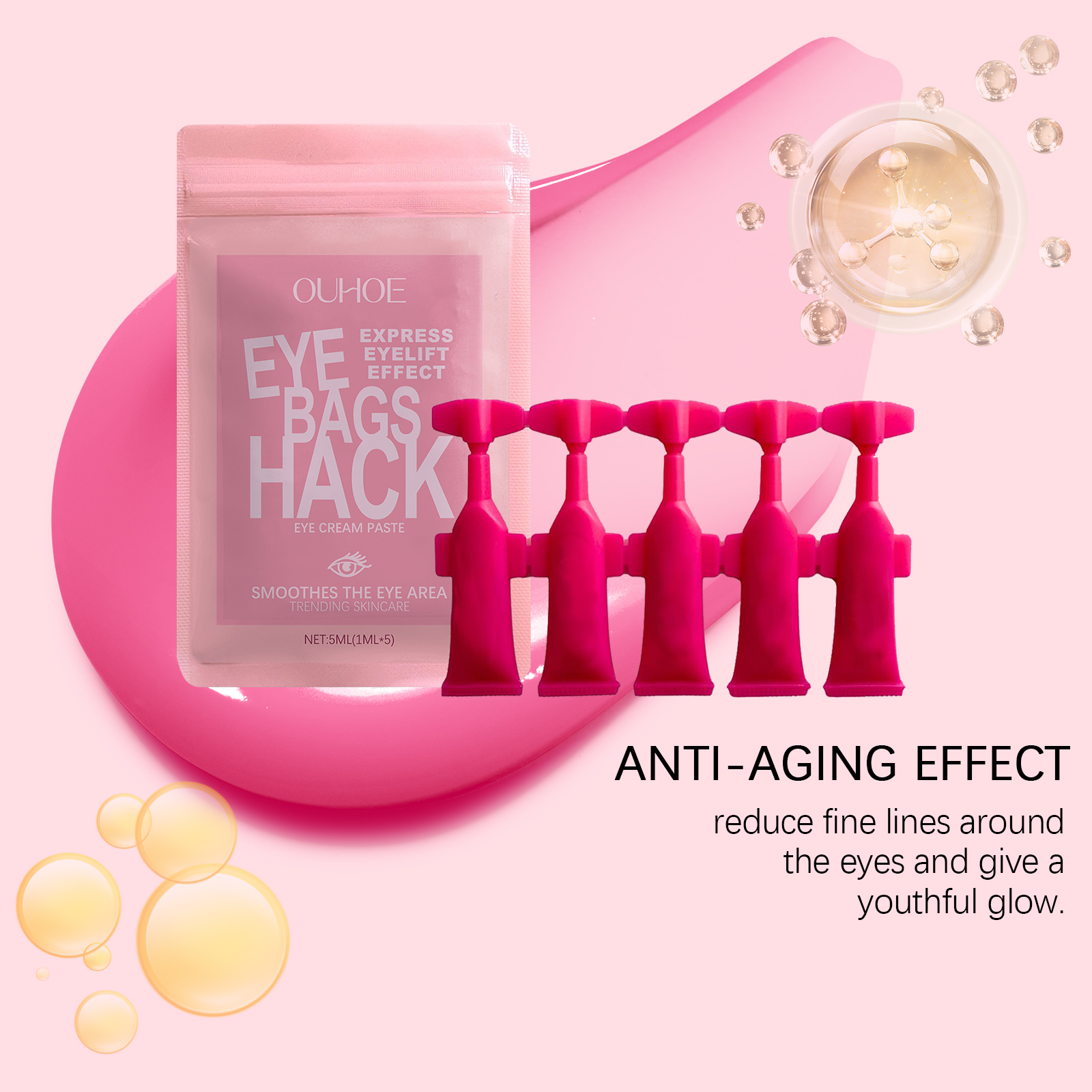 Moisturizing Eye Cream Nourishes Tightens Skin Around Eyes Reduces Fine Lines Softens Eye Muscles