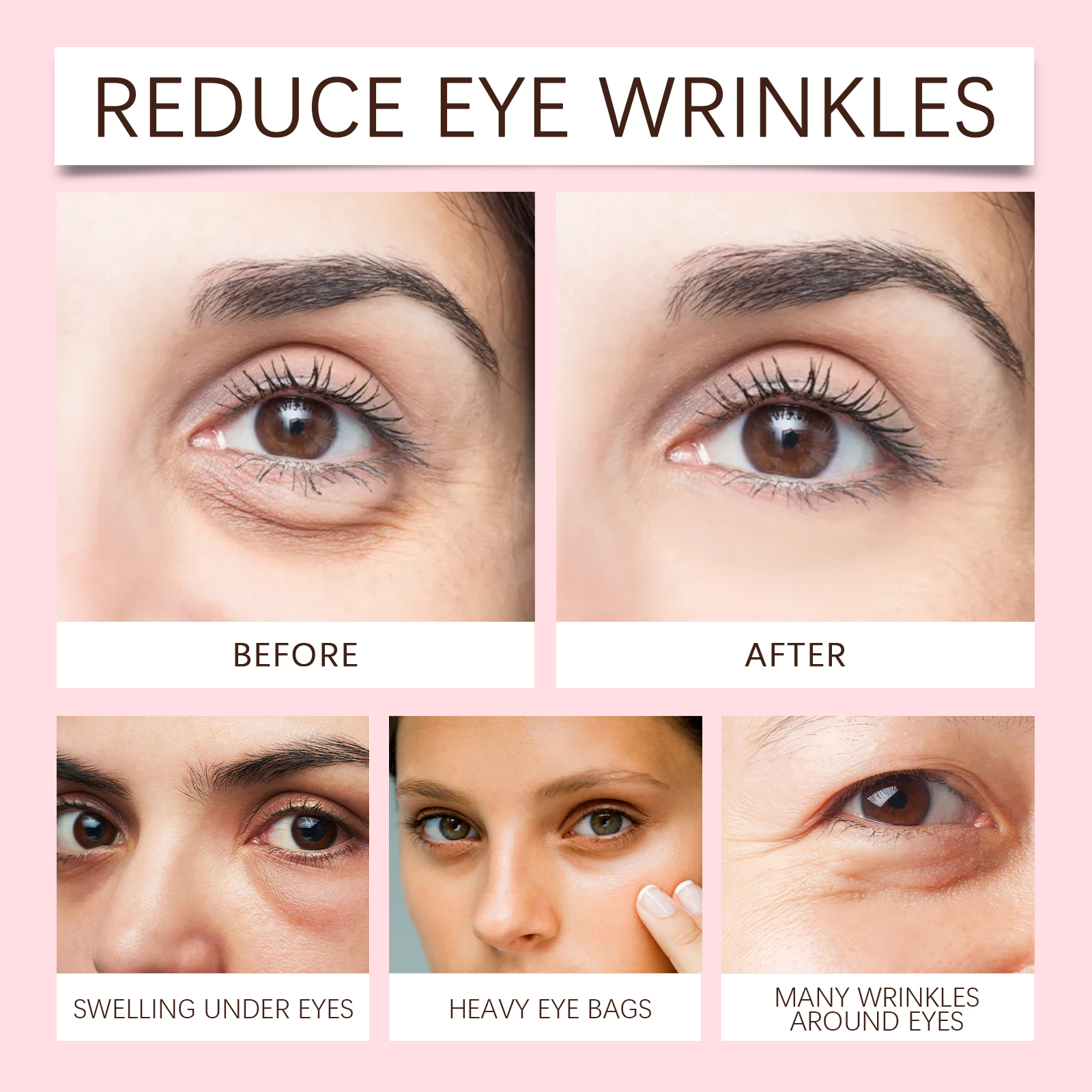 Moisturizing Eye Cream Nourishes Tightens Skin Around Eyes Reduces Fine Lines Softens Eye Muscles