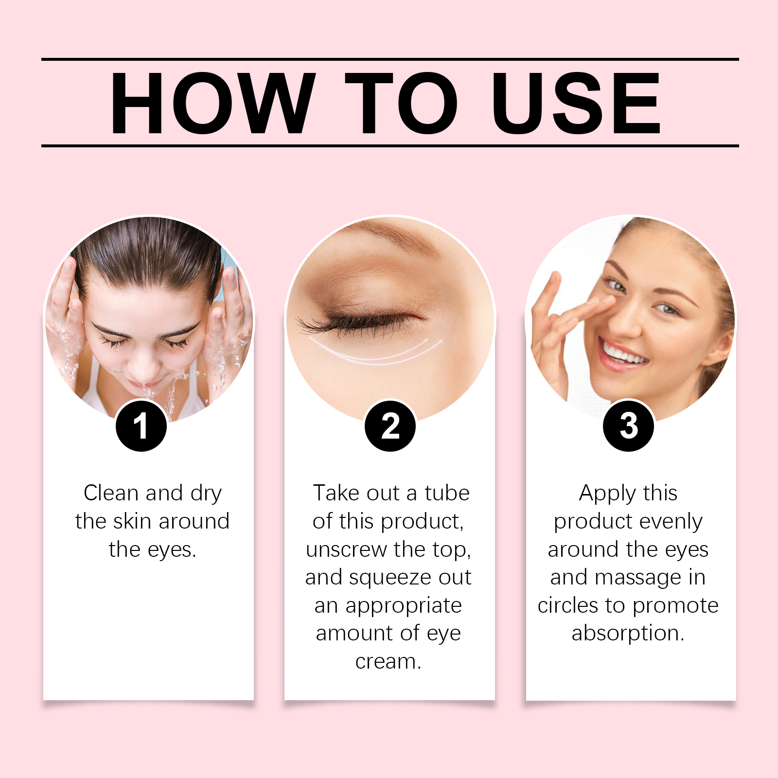 Moisturizing Eye Cream Nourishes Tightens Skin Around Eyes Reduces Fine Lines Softens Eye Muscles