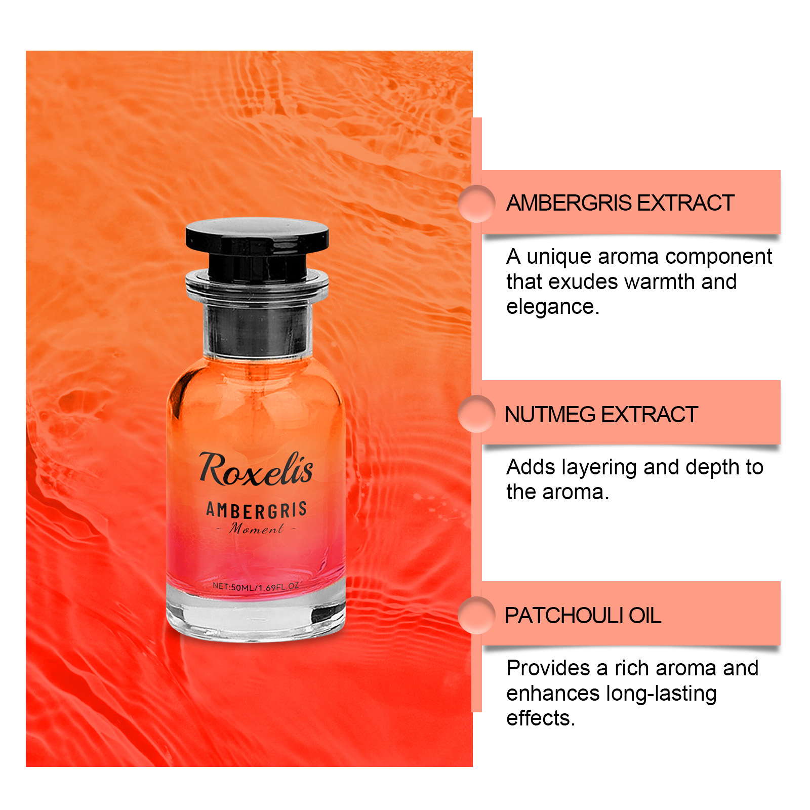 Ambergris Niche Perfume Blue Woody Pheromone Fragrance Fresh Long Lasting For Men And Women