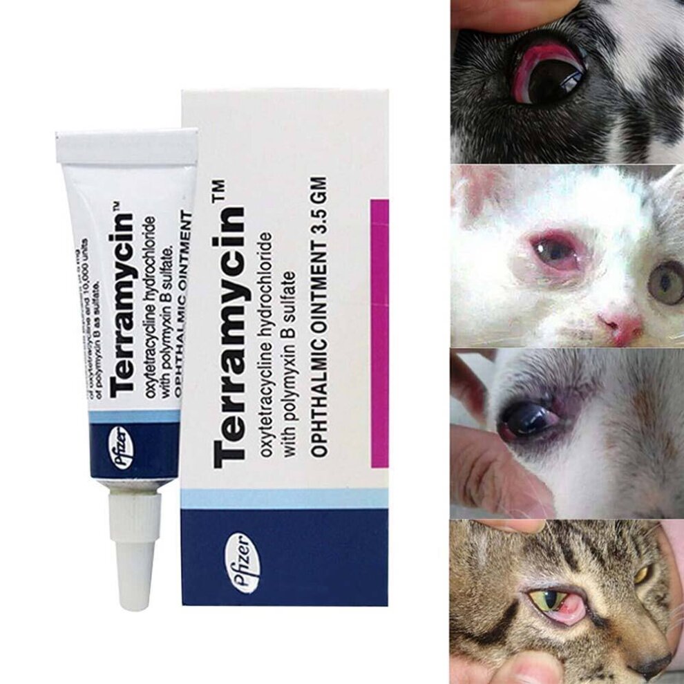 2PC Pet Eye Health Ointment for Dogs, Cats, Cattle, Sheep, Horses, Birds & Puppies