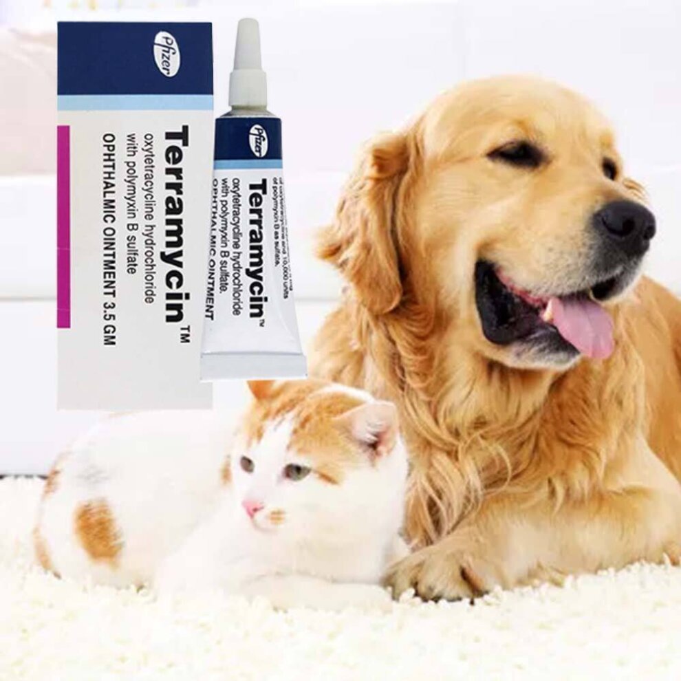 2PC Pet Eye Health Ointment for Dogs, Cats, Cattle, Sheep, Horses, Birds & Puppies