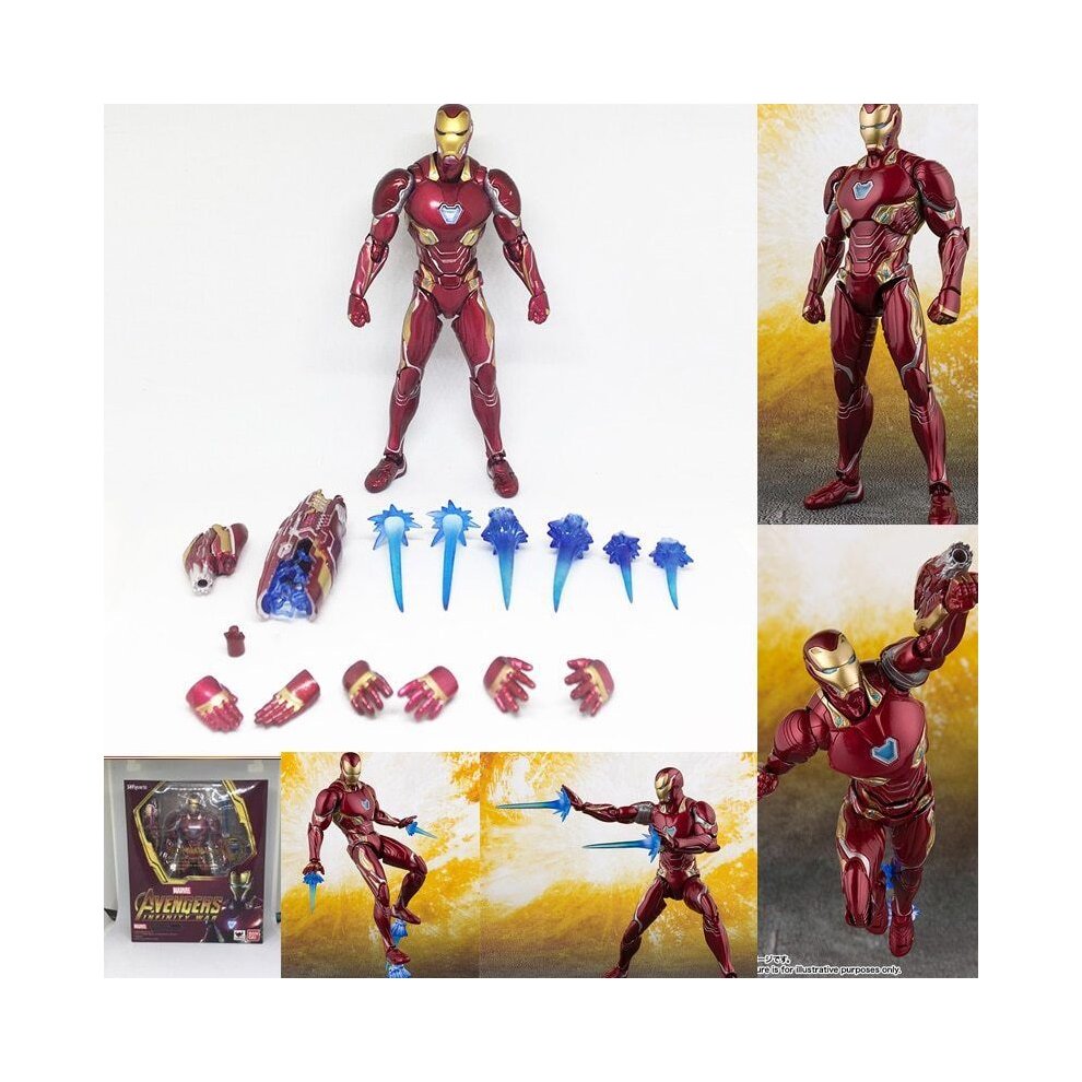 S.H.Figuarts Marvel Avengers Infinity War IRONMAN Mk 50 Action Figure New 16cm