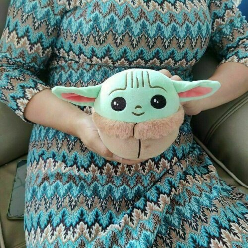 (5&quot;/13cm) Baby Yoda Plush Doll Pillow Stuffed Soft Kids Toys