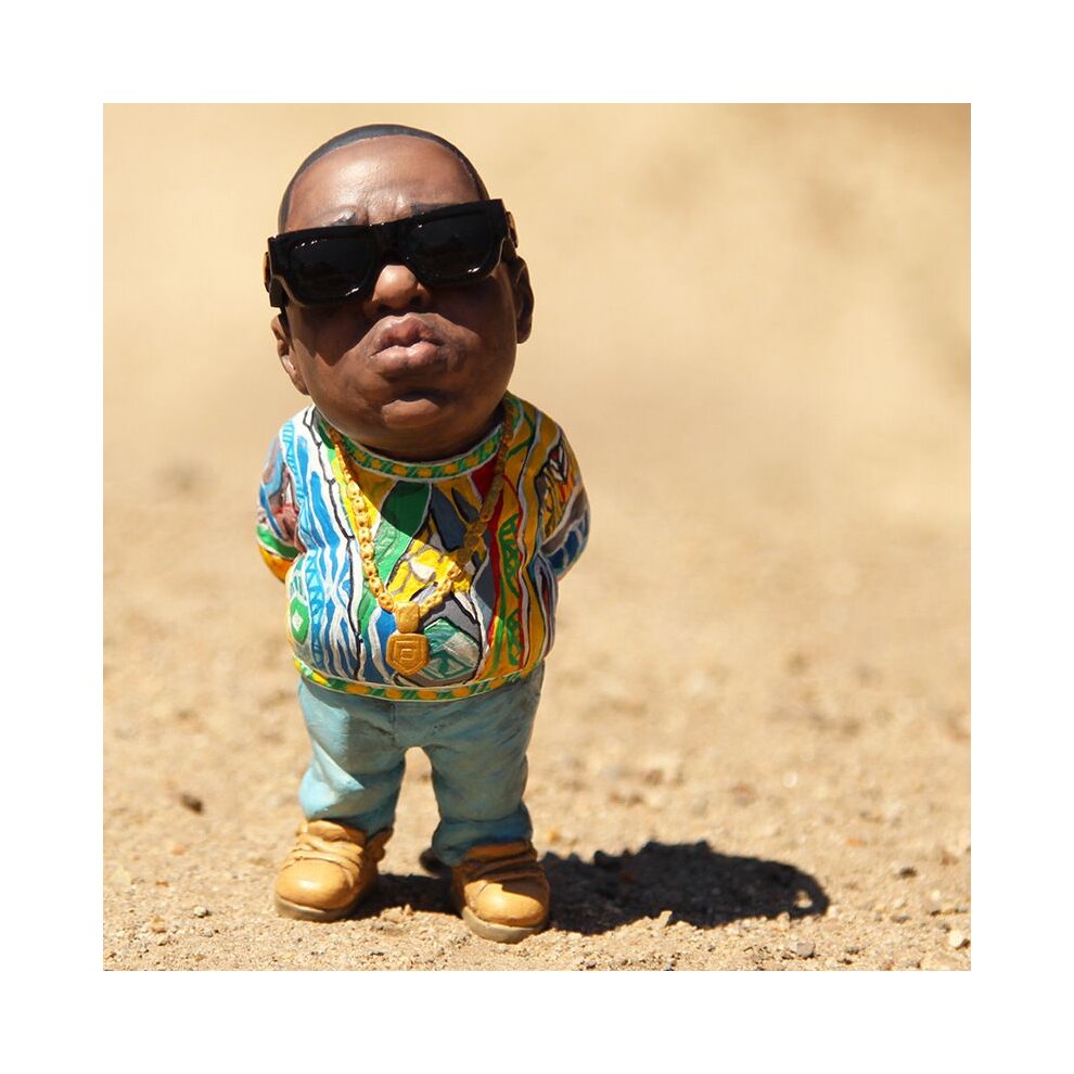 (Biggie) 2Pac Shakur B.I.G. Notorious Biggie Action Figure Rap Star Figurine Ornament
