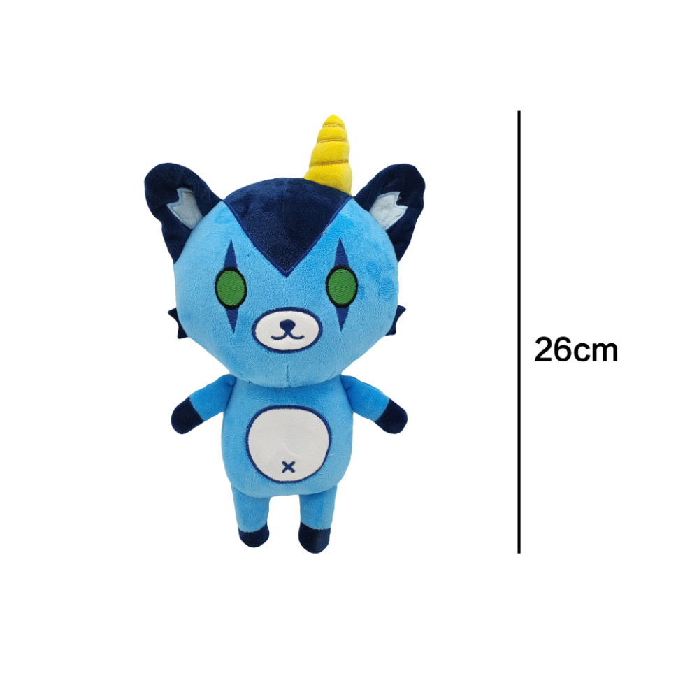 (Funneh) 25cm Ranboo Funneh Plush Toy Stuffed Teddy Doll Kids Gift