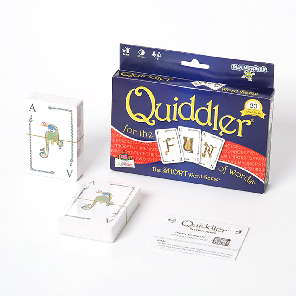 u3010Quiddleru3011Card Games Board Games Party Entertainment Games Solitaire Brand New