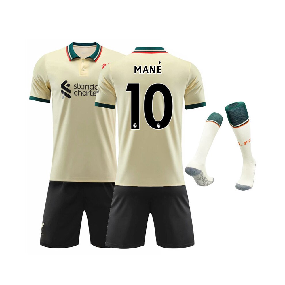 (VIRGIL 12~13 Years 28) LFC Away Football Kit  Football Kit Shirt Shorts & Socks Training Suits Jersey