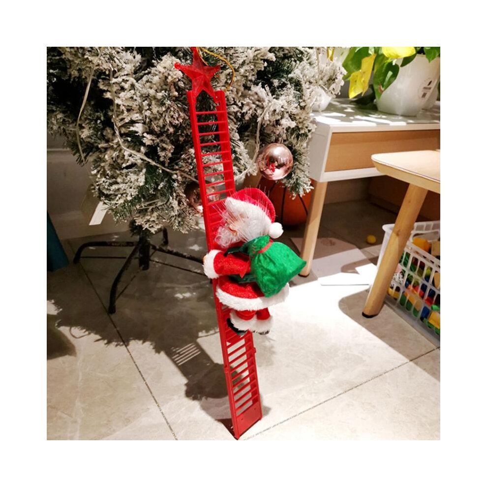 (Type 5) Santa Claus Climbing Ladder Christmas Tree Decor
