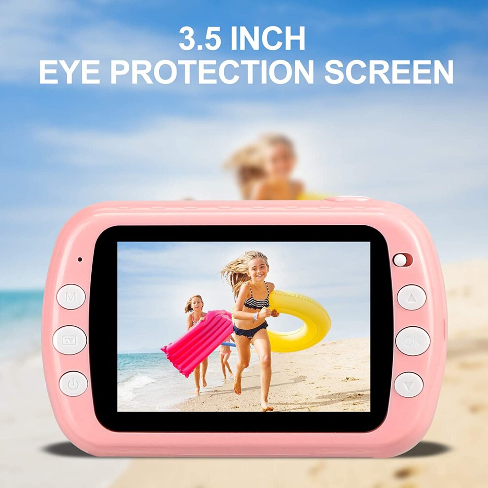 Instant Print Camera Child Digital Camera Kids 1080P HD Video Camera with 32G Card Birthday Christmas Gift for Boys and Girls