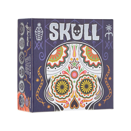 Skull 2020 Edition Board Game Card Game Quintessential Bluffing Game Party Game for Travel Birthday Gift Christmas Stocking Filler for Ages 10+ 3-6 Players 15-45 Minutes Playing Time