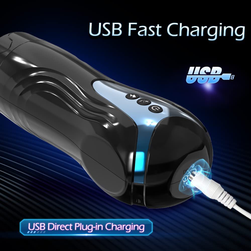 Sex Toys for Men Male Masturbators Full Body Automatic Male Masturbator Cup Penis Stroker with 7 Thrusting Vibrating for Men Masturbation Pleasure