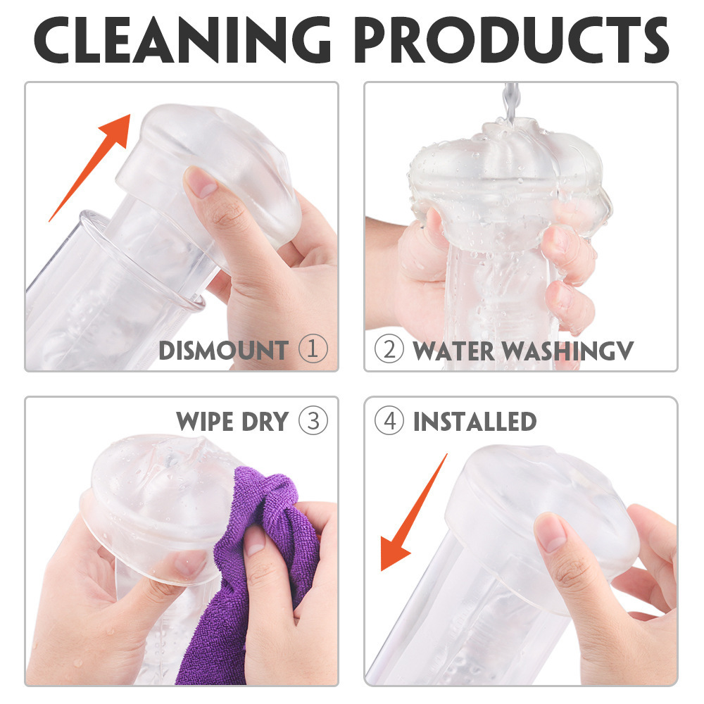 Sex Toy for Men Automatic Sex Machine Cup Huge Water Penis Pump Enlargement Penis Extender Exercise for Male Masturbating with Sucking Modes