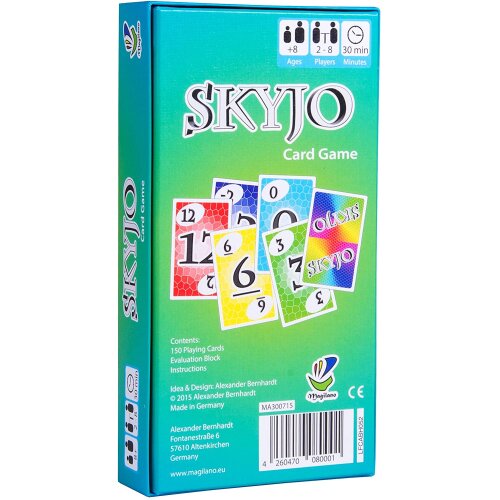 Skyjo Entertaining Card Game Ideal Game for Fun Entertaining Exciting Hours Play