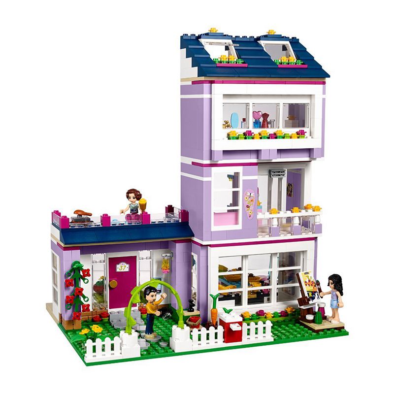 Emmas House Friends Building Blocks Educational Toys For Children Birthday Gift Girl