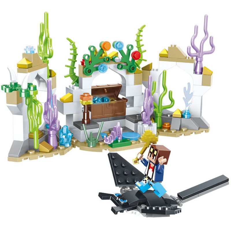 My World The Sea Ocean Underwater Building Blocks Toys Compatible With Model