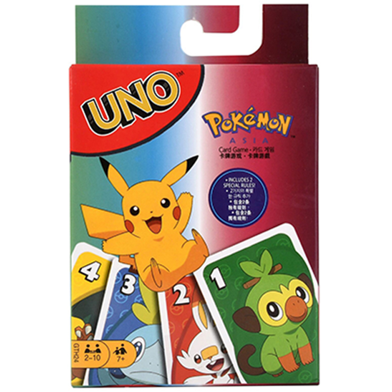 Pokemon UNO Card Game Family Entertainment Gift