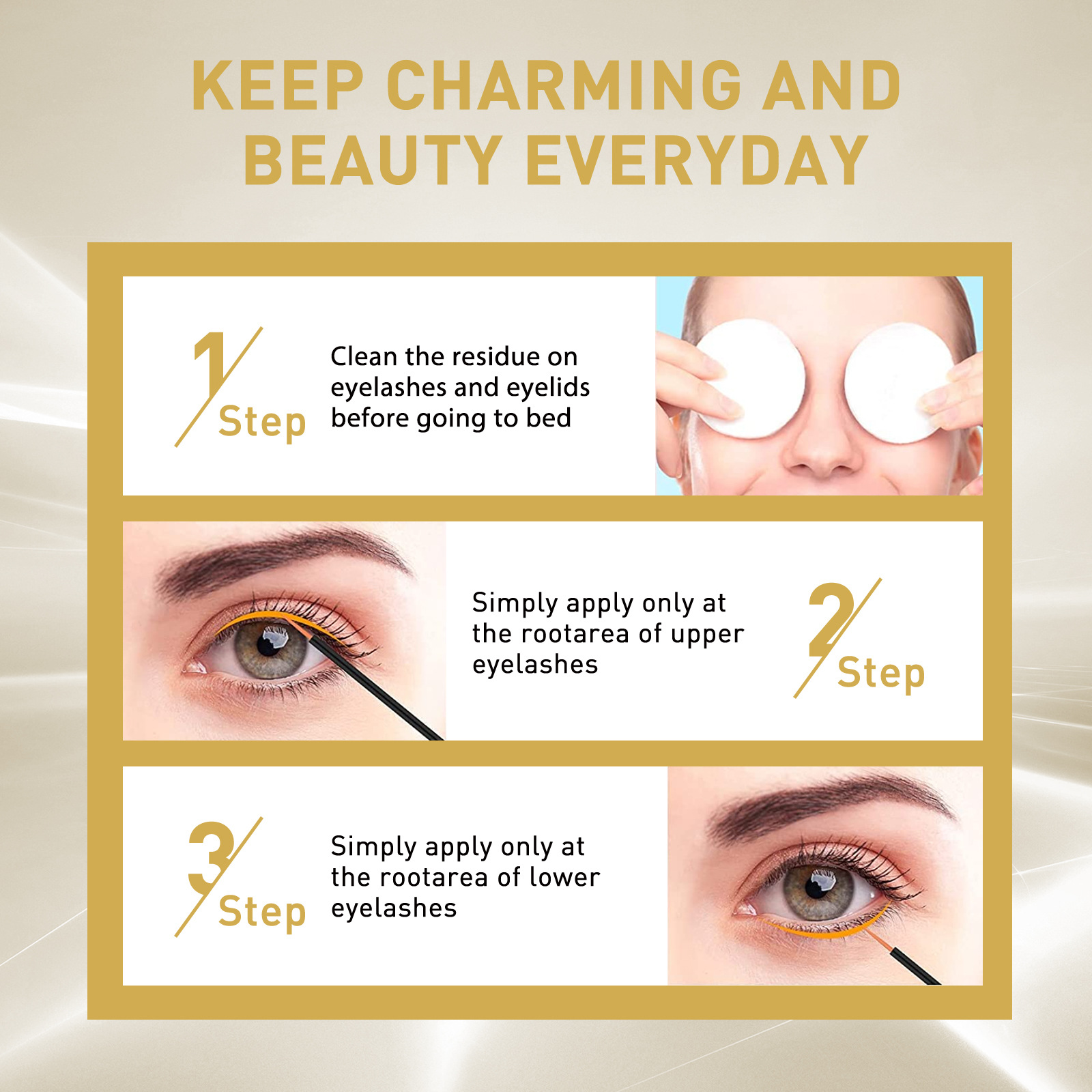 Eyelash Growth Enhancer Moisturizing Eyelash Nourishing Essence Eyelashes Enhancer Lash Lift Lengthening Fuller Thicker Eyelash Care Treatment Product